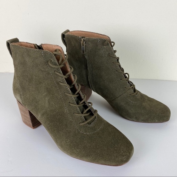 New Madewell The Emilia Lace Up Side Zip Boot - Picture 2 of 8